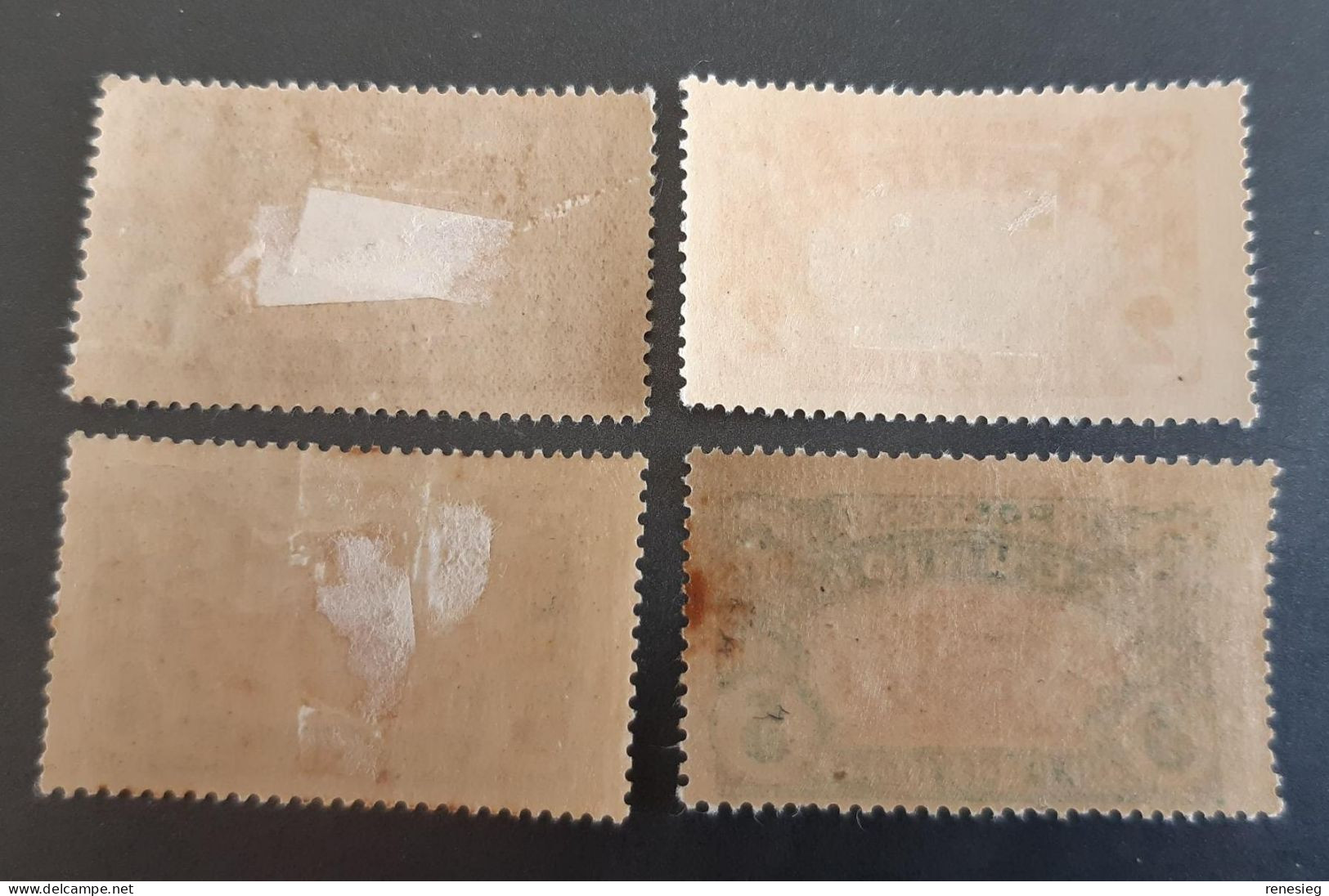 Réunion 1907-1917 Yvert 56, 57, 58, 59 MH - Unused Stamps