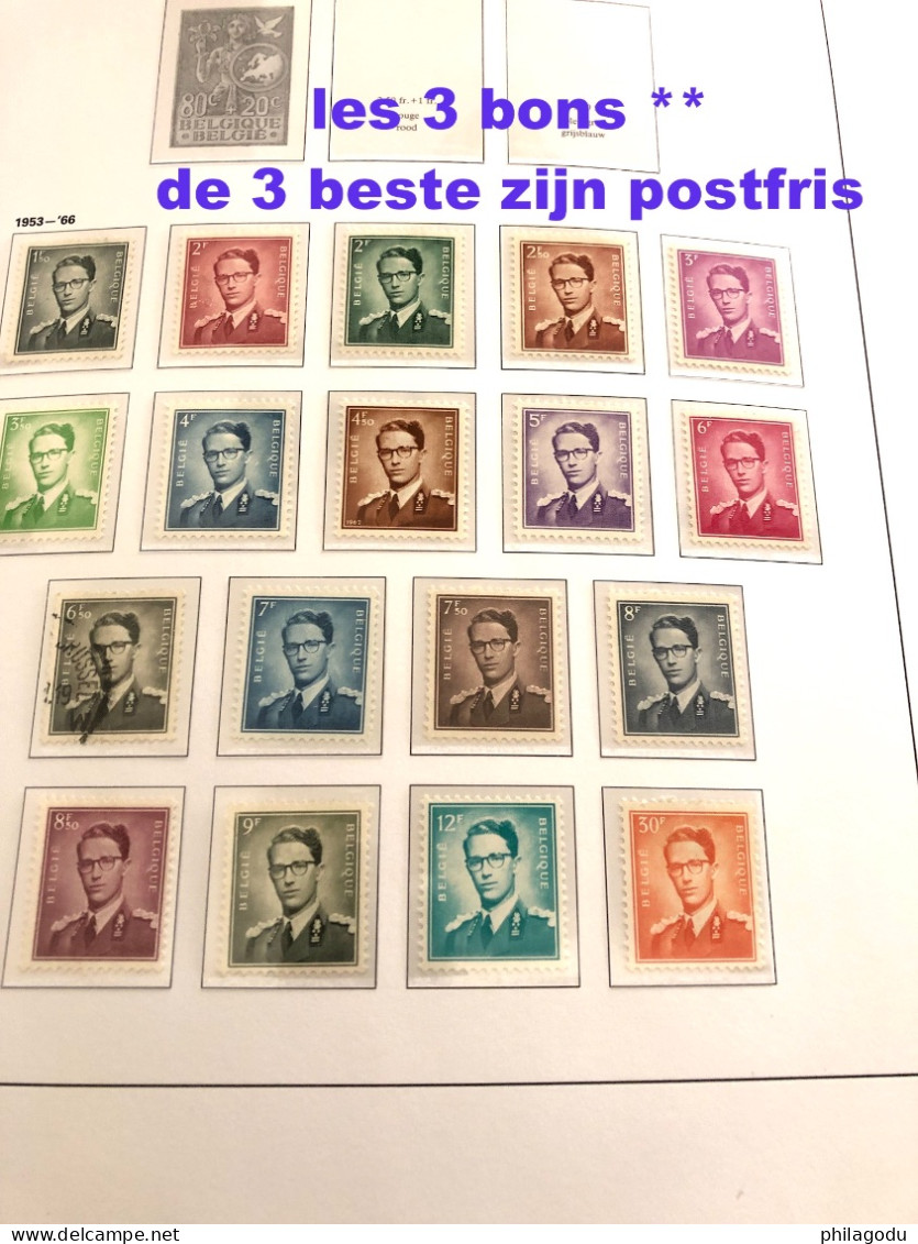 1950-1969    Dans DAVO LUXE  Cote **  Jusque 1959: 485,-€   Faciale 1960/69= 25-€     SUPER PRIX ALBUM CADEAU - Volledige Jaargang