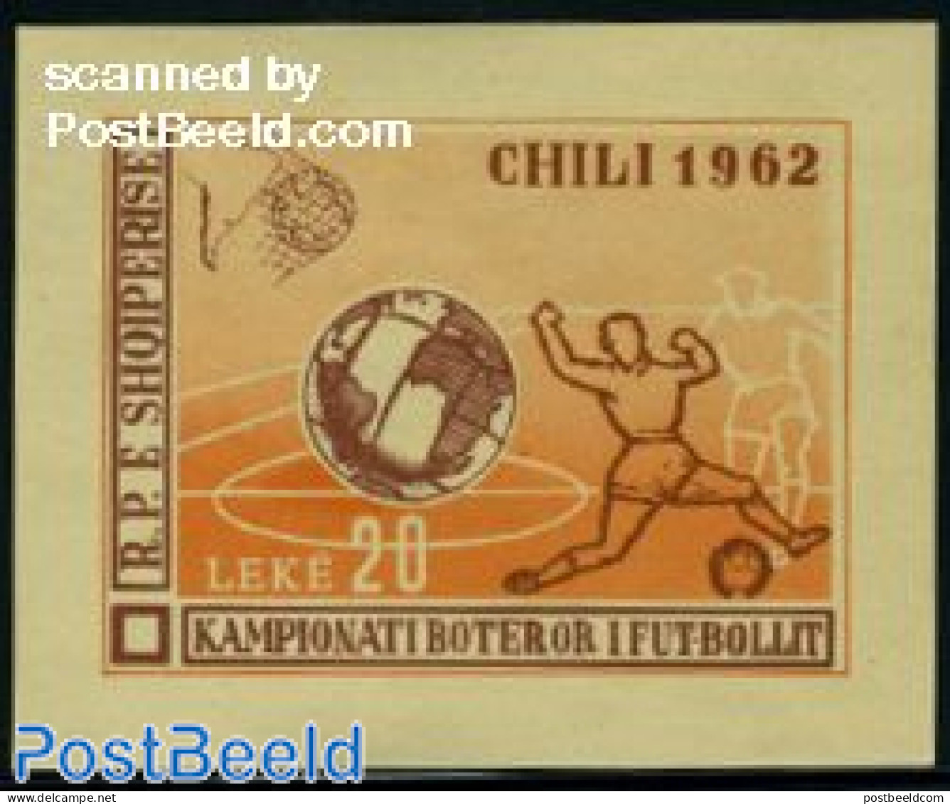 Albania 1962 Football Games Imperforated S/s, Mint NH, Sport - Football - Albanië