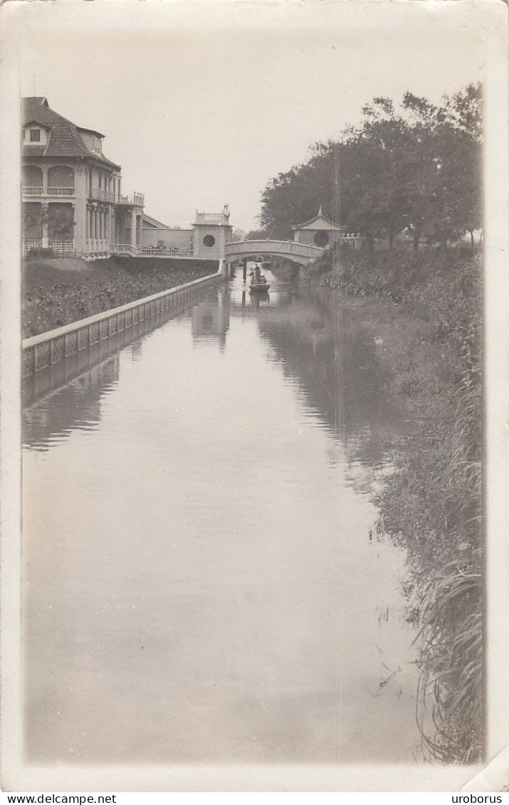 CHINA - Shanghai 1927 - One Of The City Channels - Real Photo Postcard Format - China