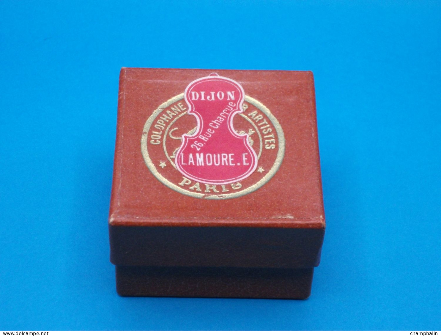 Boîte En Carton Ancienne - Colophane Pour Artistes Marque à Identifier - Ets E. Lamoure à Dijon (21) - Boxes