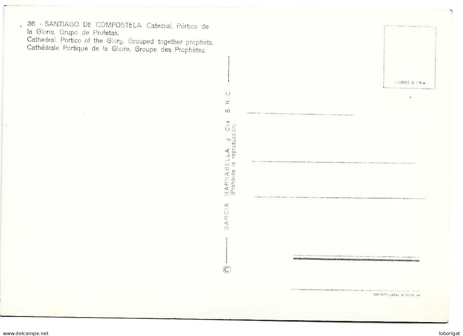 PORTICO DE LA GLORIA. GRUPO DE LOS PROFETAS.- CATEDRAL - SANTIAGO DE COMPOSTELA - GALICIA - ( ESPAÑA). - Chiese E Cattedrali