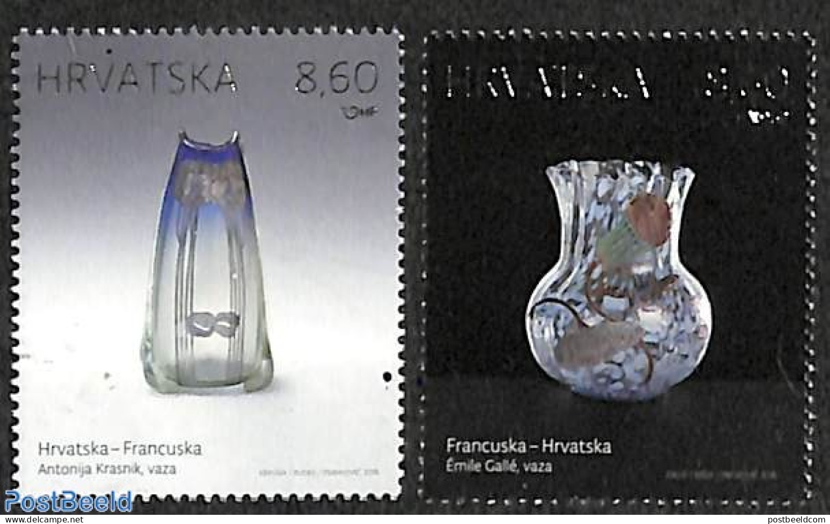 Croatia 2018 Joint Issue With France 2v, Mint NH, Various - Joint Issues - Art - Ceramics - Emissioni Congiunte