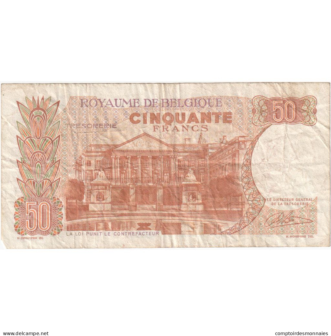 Belgique, 50 Francs, 1966, 1966-05-16, KM:139, TB - 50 Francs