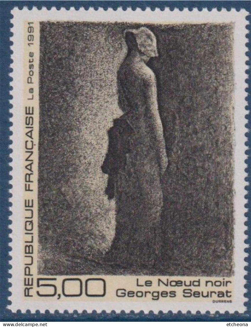 Série Artistique: "Le Noeud Noir" De Georges Seurat N°2693 Neuf - Unused Stamps
