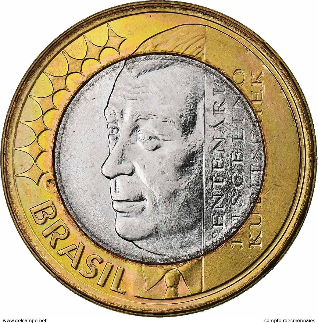 Brésil, Real, 2002, Rio De Janeiro, Bimétallique, SUP, KM:656 - Brasil