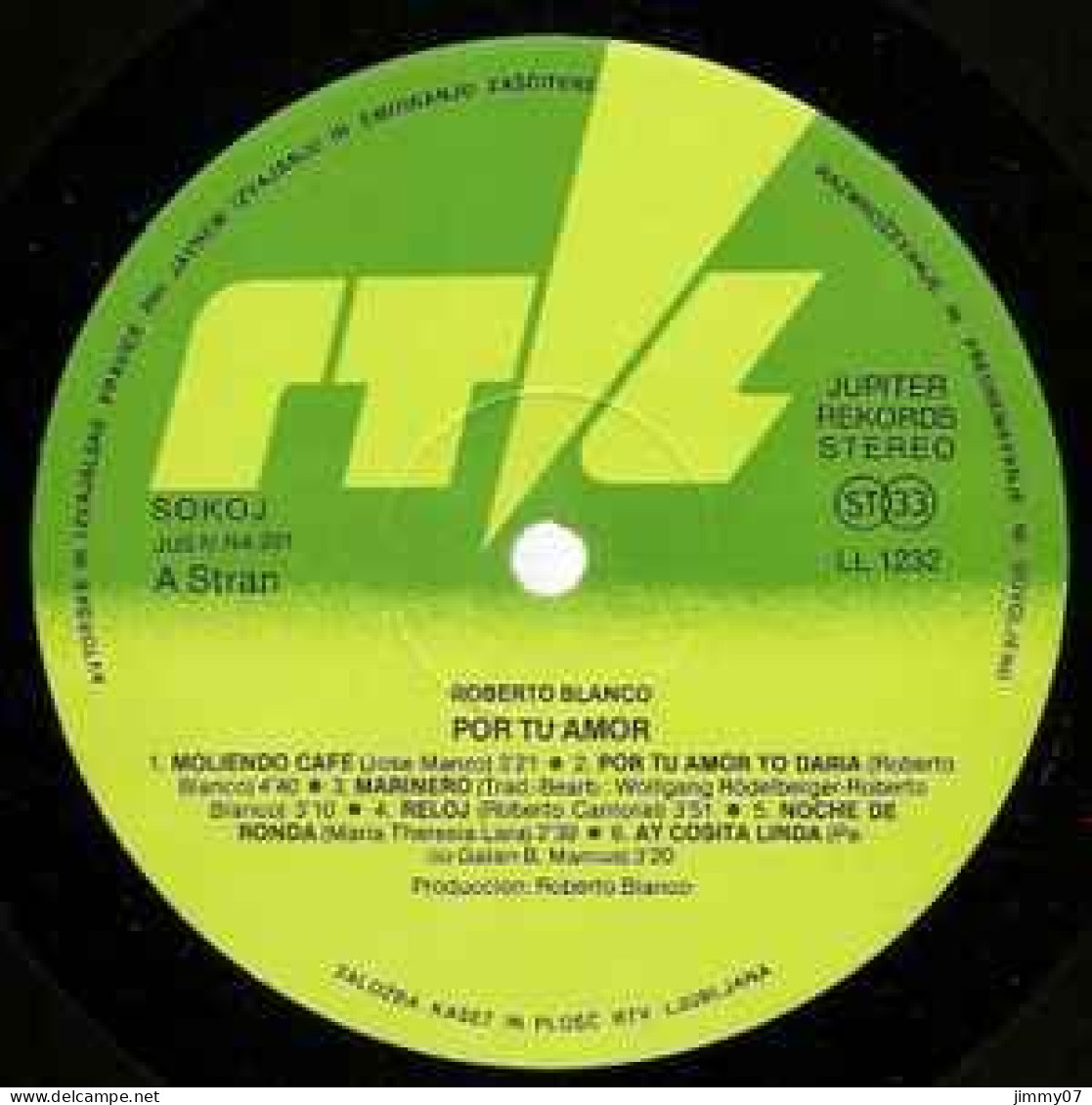 Roberto Blanco - Por Tu Amor (LP, Album) - Disco, Pop