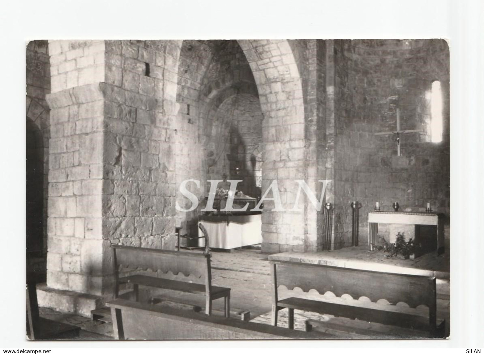 Postal Palera Interior De La Basílica Gerona - Gerona