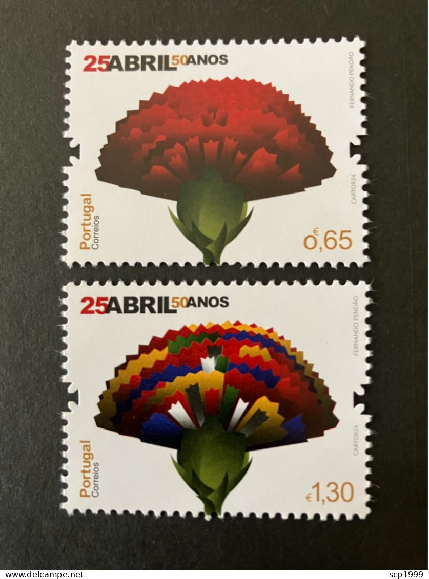 Portugal 2024 - 50 Years 25 April Revolution Stamps Set MNH - Nuovi