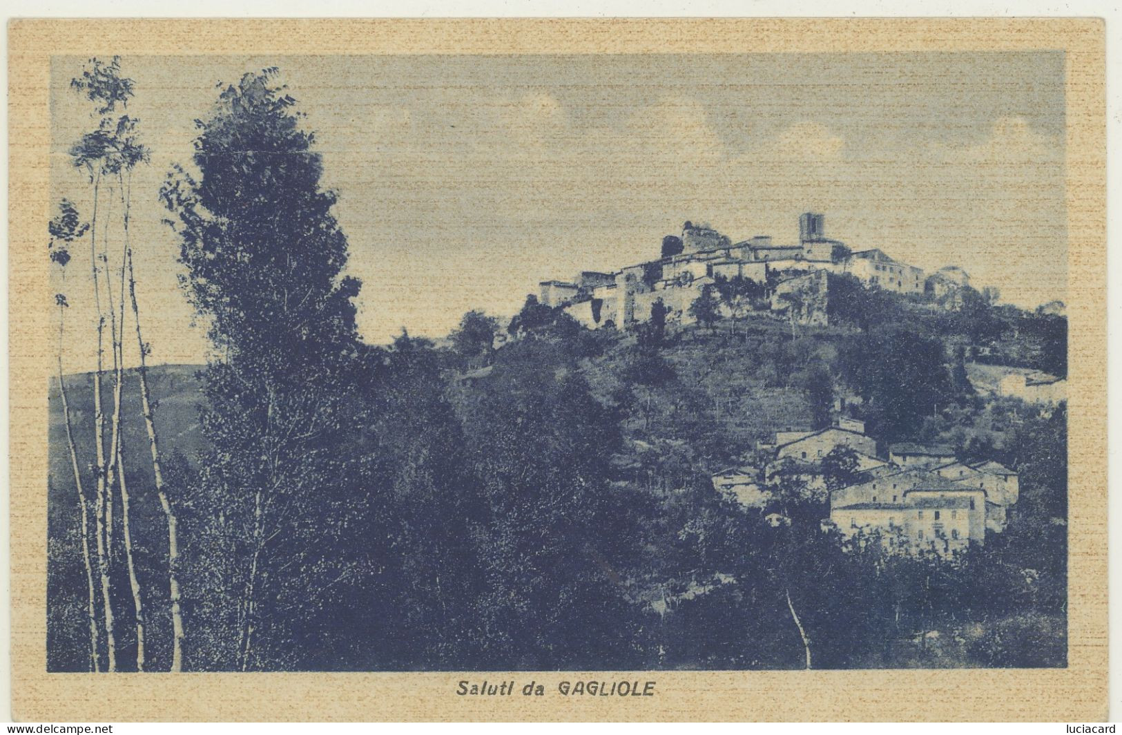 GAGLIOLE SALUTI -MACERATA -PANORAMA -F.P. - Macerata