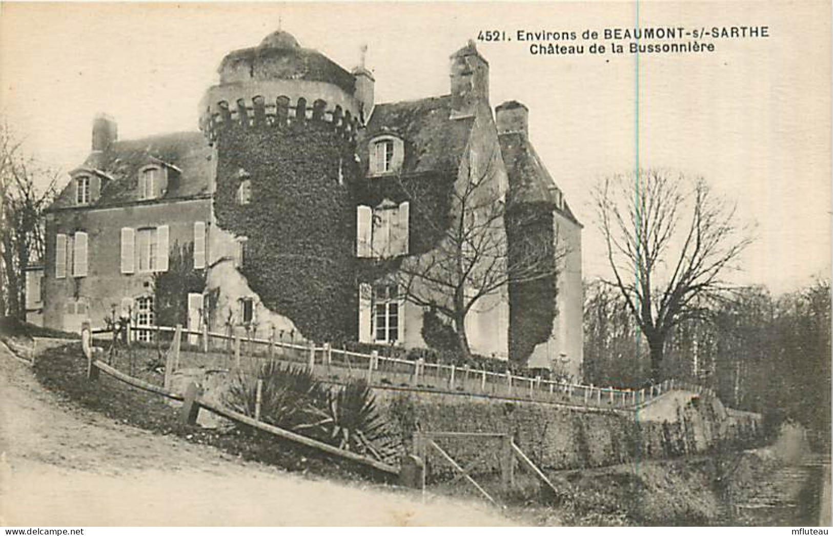 72* BEAUMONT SUR SARTHE  Chateau De La Bussonniere    MA80-0568 - Beaumont Sur Sarthe