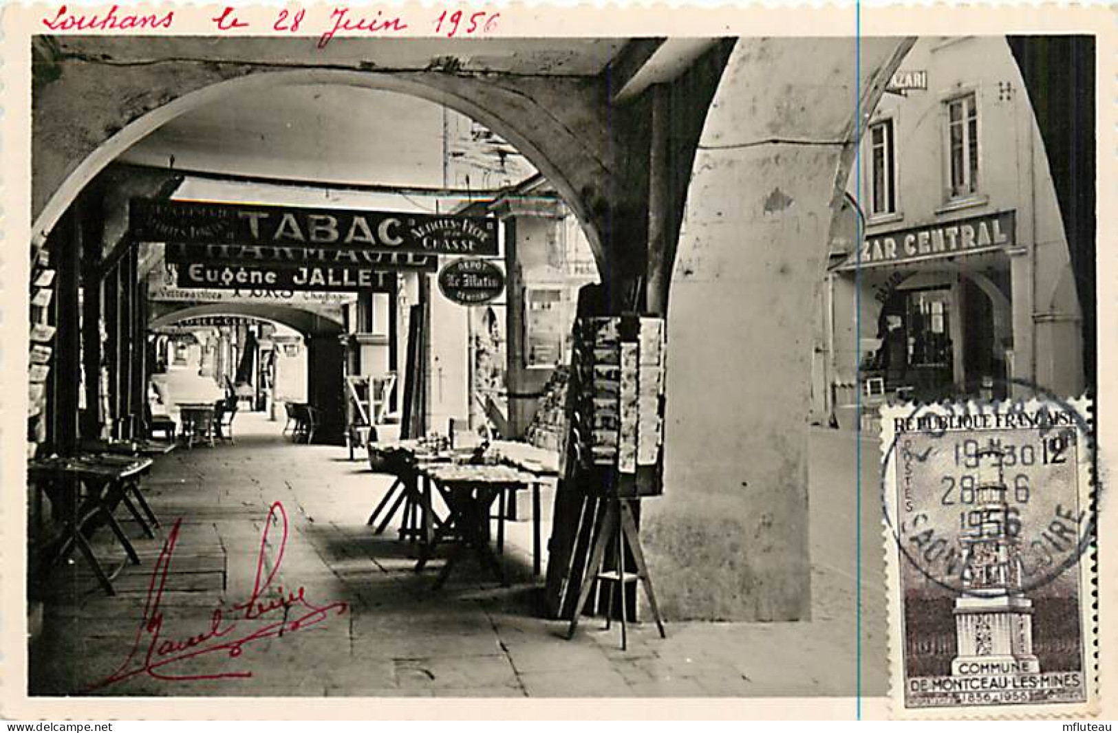 71* LOUHANS Arcades  (CPSM Petit Format)    MA80-0545 - Louhans