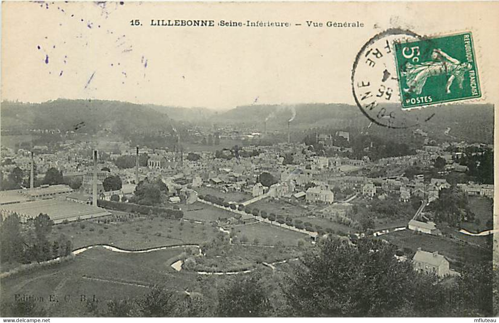 76* LILLEBONNE Vue Gle      MA80-1194 - Lillebonne