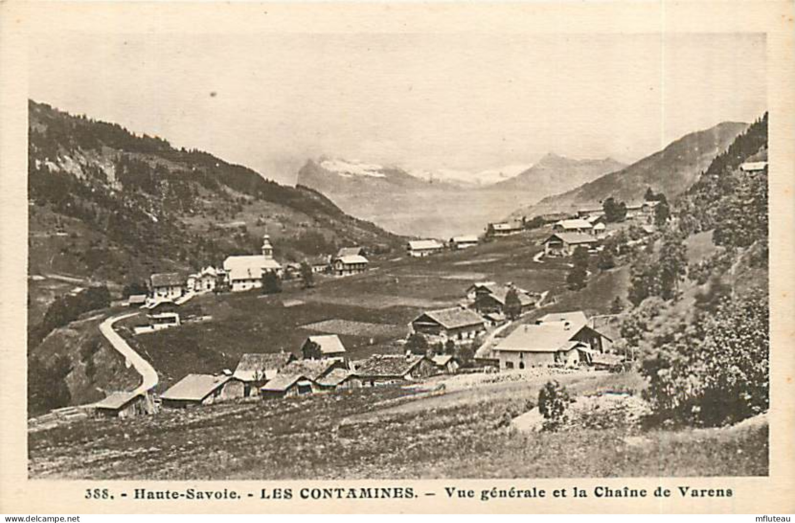 74* LES CONTAMINES   Chaine De Varens  MA80-0925 - Les Contamines-Montjoie