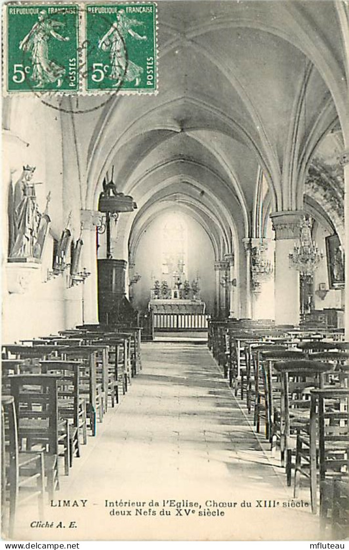 78* LIMAY   Interieur Eglise        MA81.366 - Limay