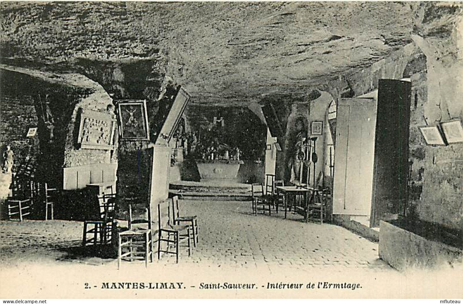 78* MANTES - LIMAY    Interieur Ermitage       MA81.322 - Mantes La Ville