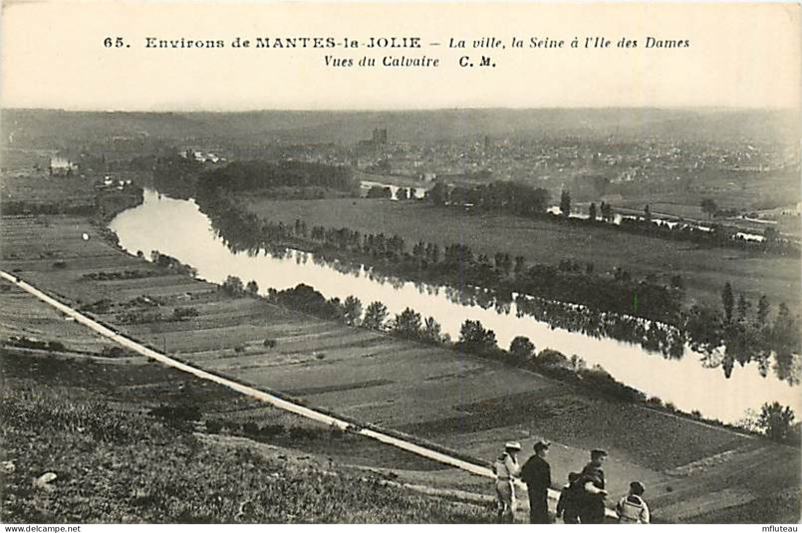 78* MANTES   Seine   Ile Aux Dames    MA81.310 - Mantes La Ville