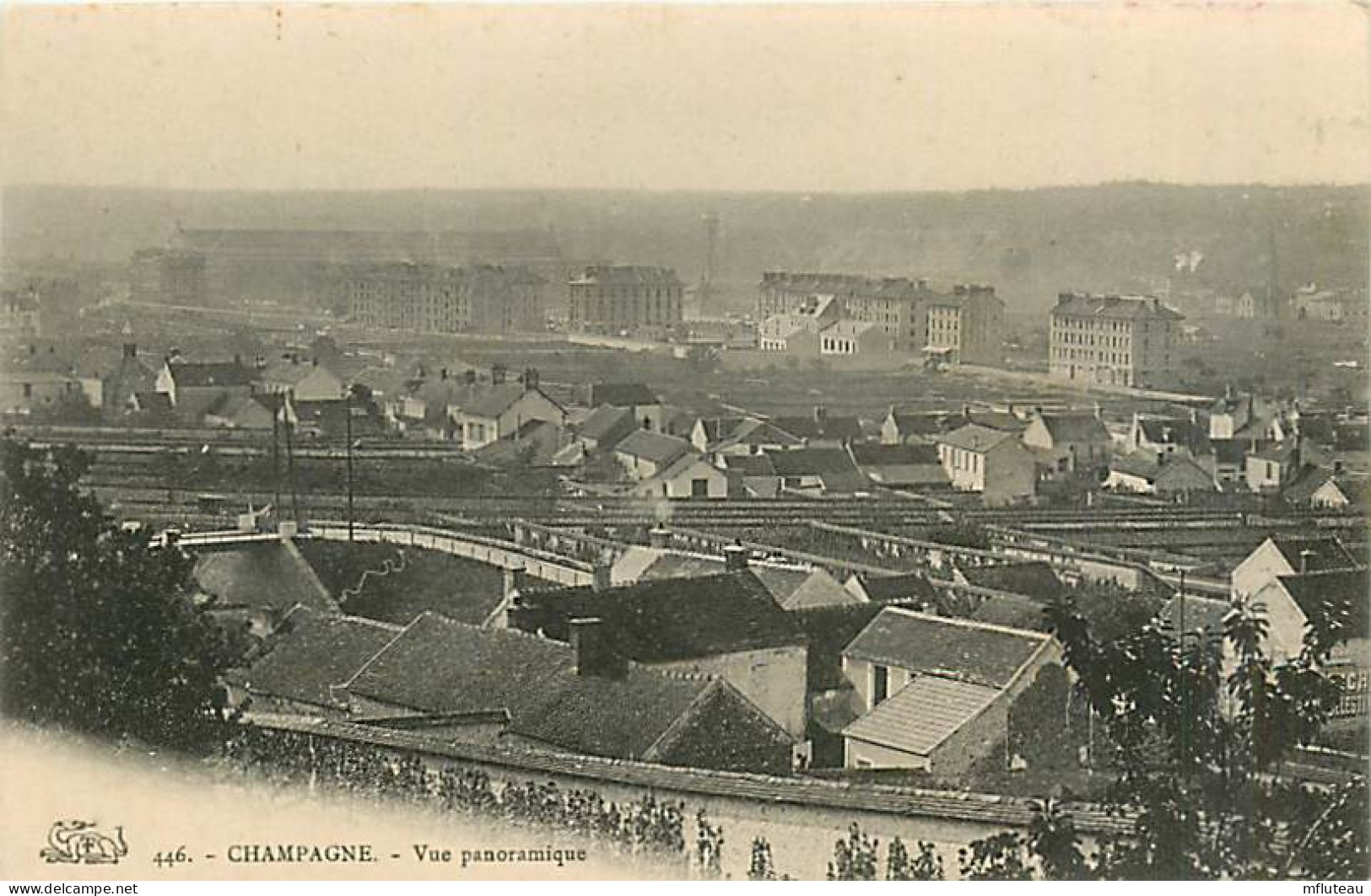 77* CHAMPAGNE  Panorama               MA81.126 - Champagne Sur Seine