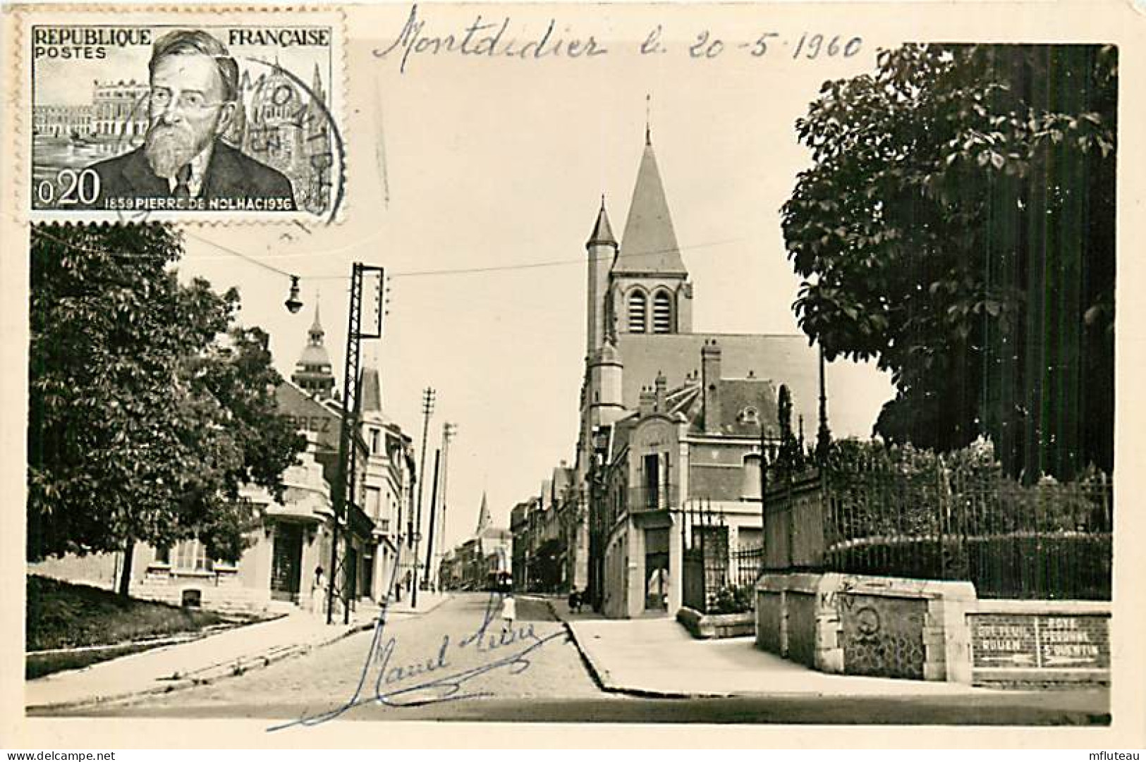 80* MONTDIDIER Eglise (cpsm Petit Format)               MA81.864 - Montdidier