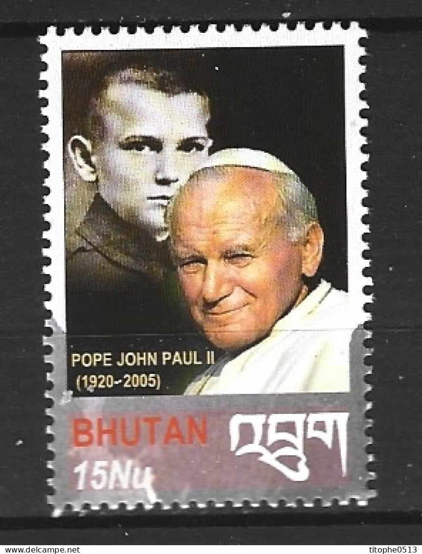 BHOUTAN. N°1768 De 2005. Pape Jean-Paul II. - Popes