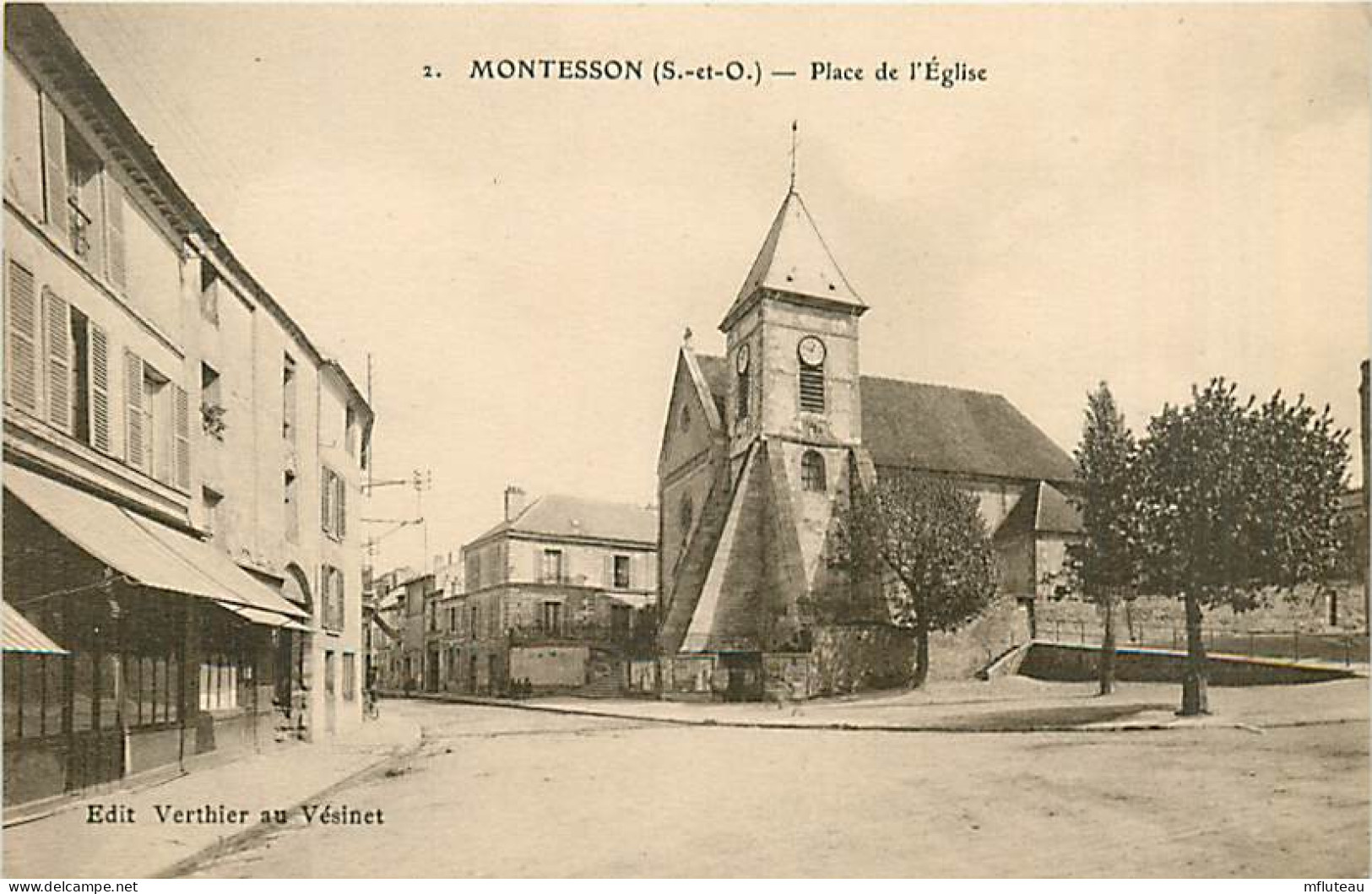 78* MONTESSON Place Eglise                MA81.656 - Montesson