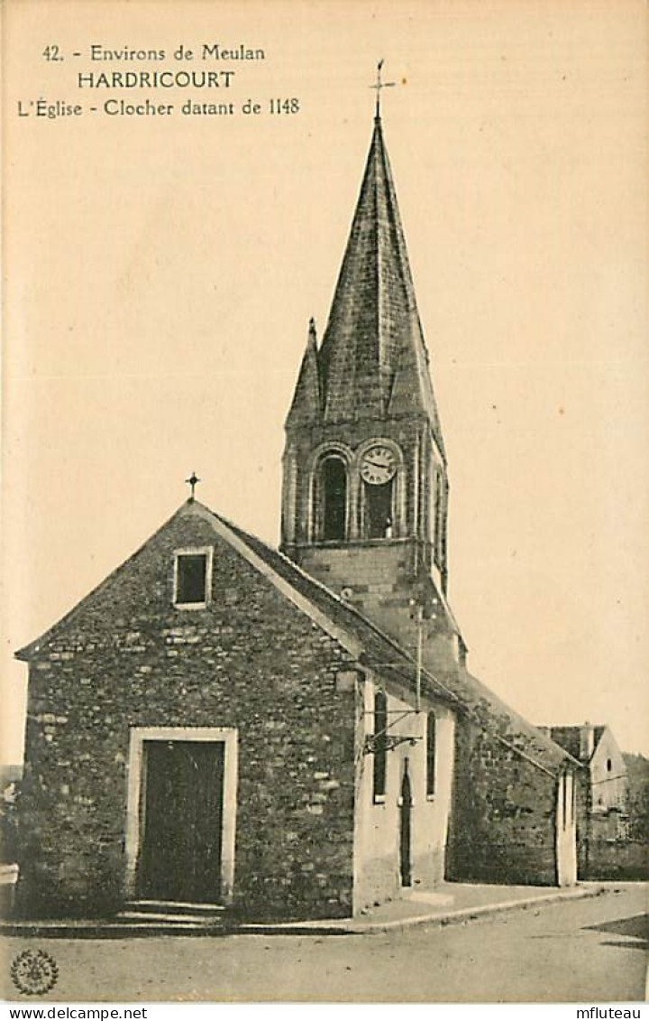 78* HARDRICOURT Eglise â 42           MA81.567 - Hardricourt