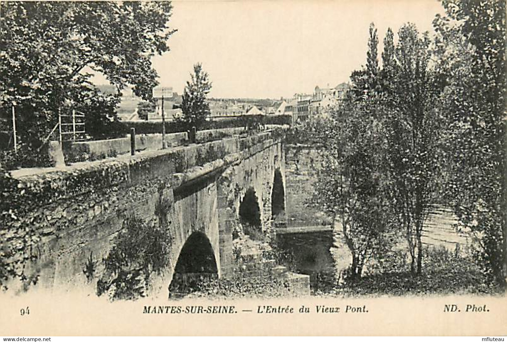 78* MANTES SUR SEINE Entree Vieux Pont  - 94        MA81.547 - Mantes La Ville