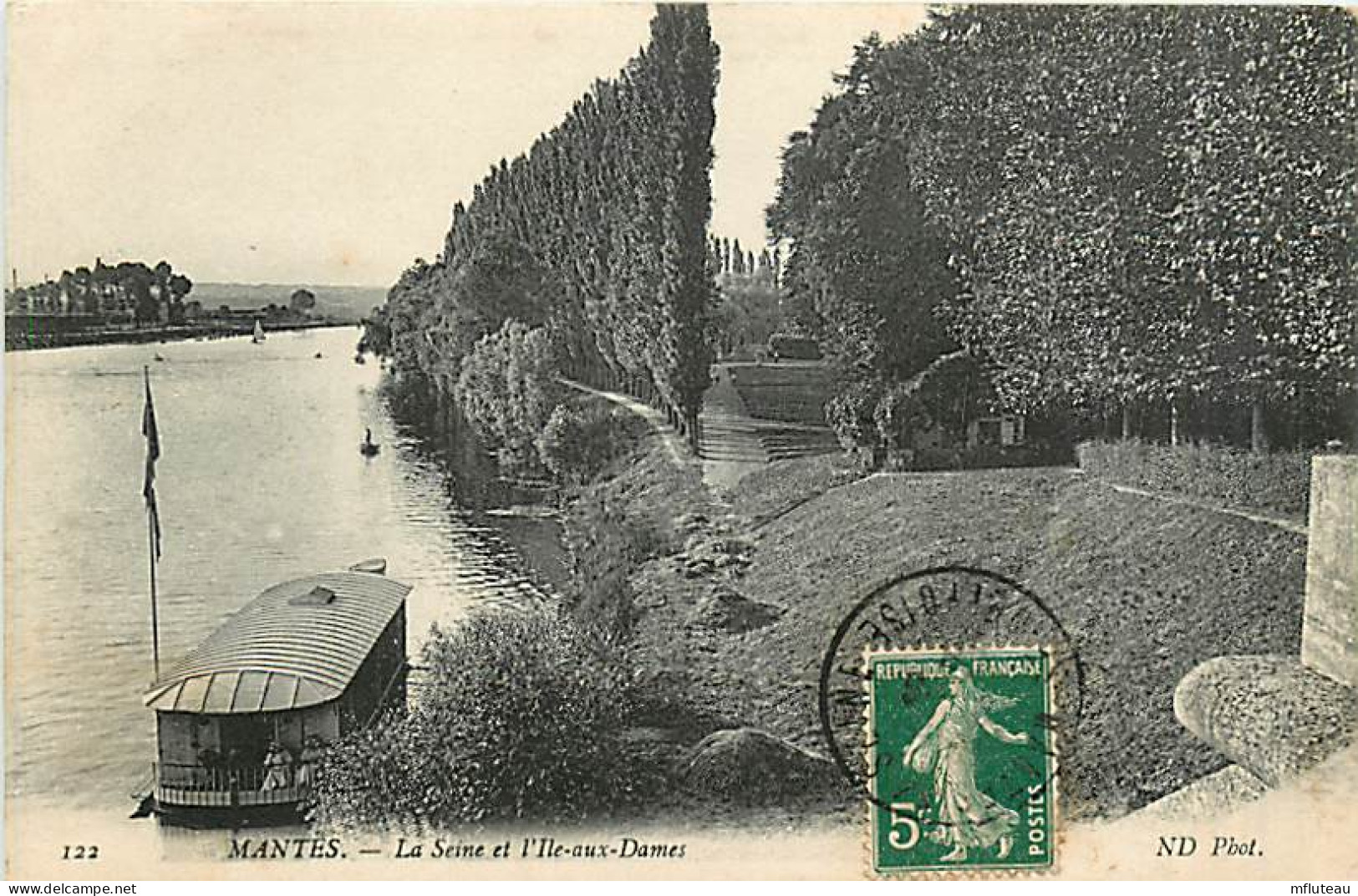 78* MANTES  Ile Aux Dames -     122       MA81.497 - Mantes La Ville