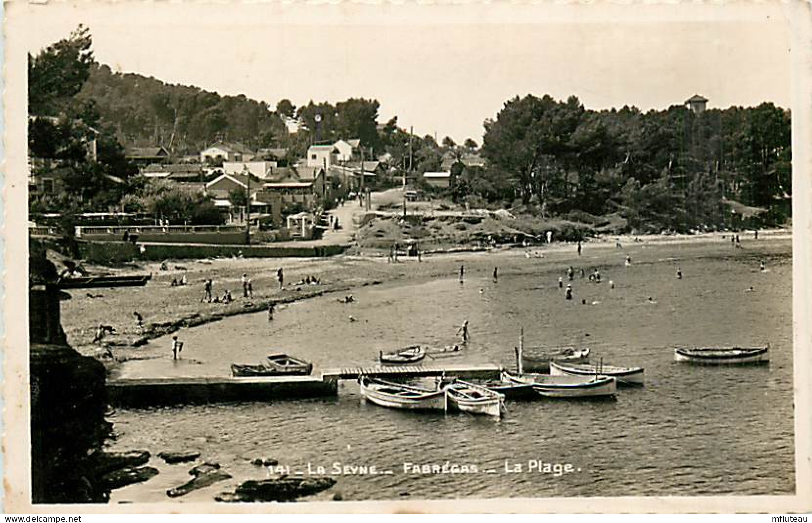 83* LA SEYNE  Plage (cpsm Petit Format)              MA81.1219 - La Seyne-sur-Mer