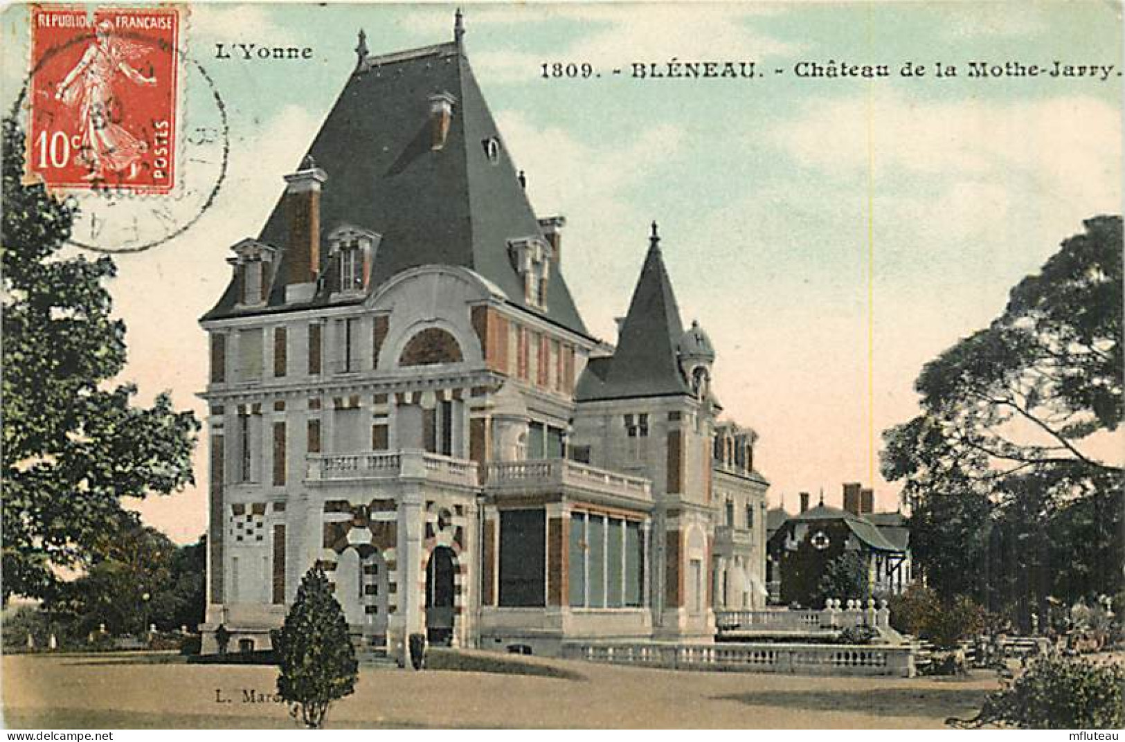 89* BLENEAU  Chateau La Mothe Jarry  1809       MA82_0616 - Bleneau