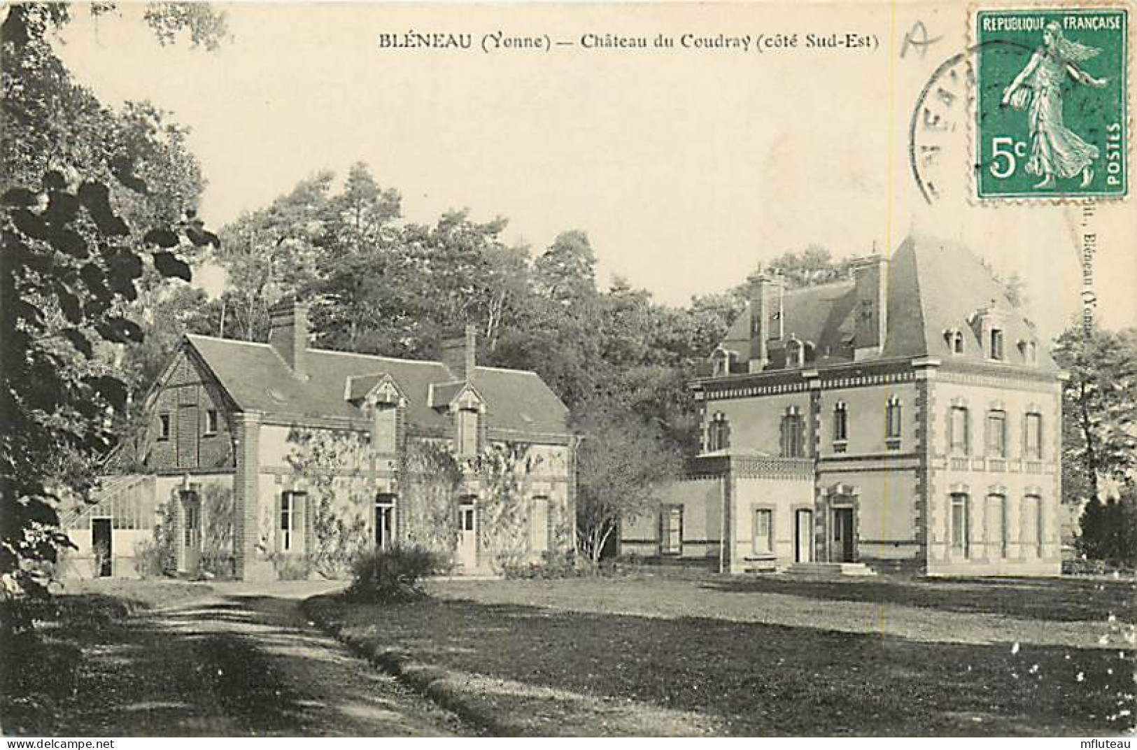 89* BLENEAU  Chateau Du Coudray (sud-est)      MA82_0596 - Bleneau