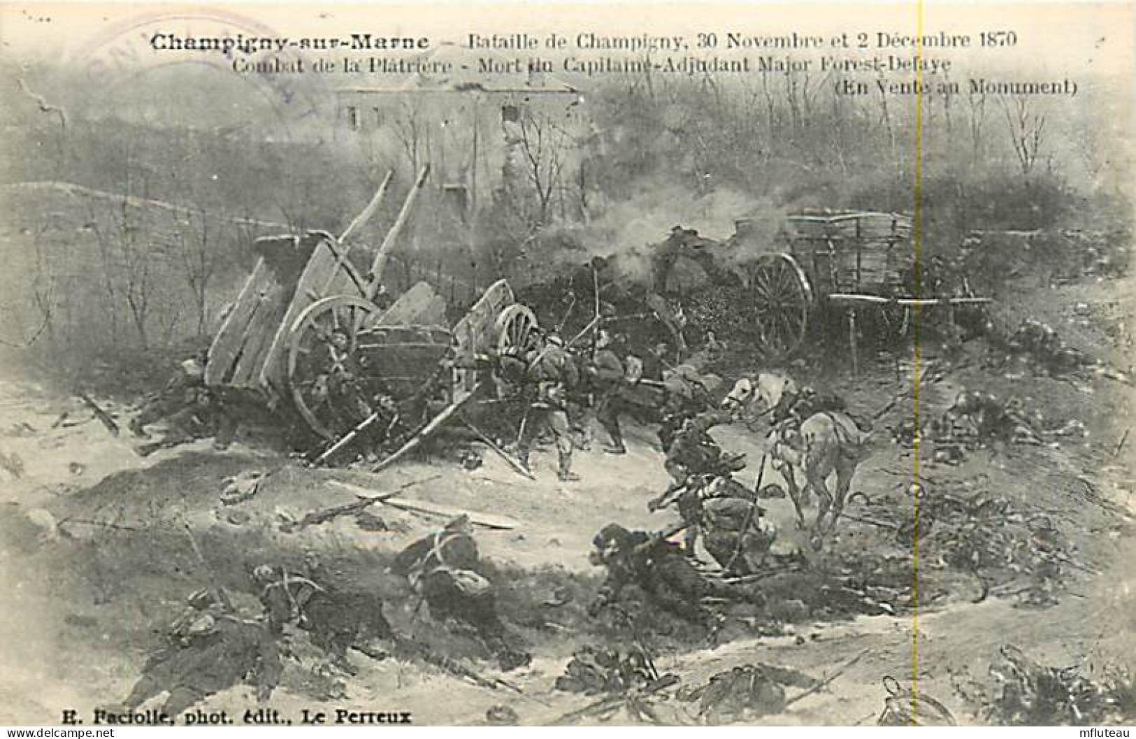 94* CHAMPIGNY SUR MARNE  Mort Cne  Forest-defaye  (1870)               MA83,0241 - Champigny Sur Marne