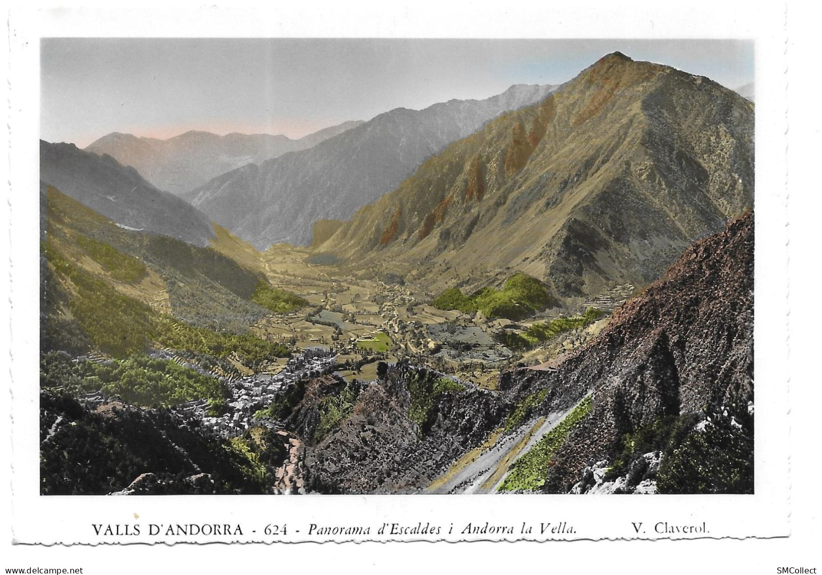 Valls D'Andorra, Panorama D'Escaldes I Andorra La Vella (GF3881) - Andorre