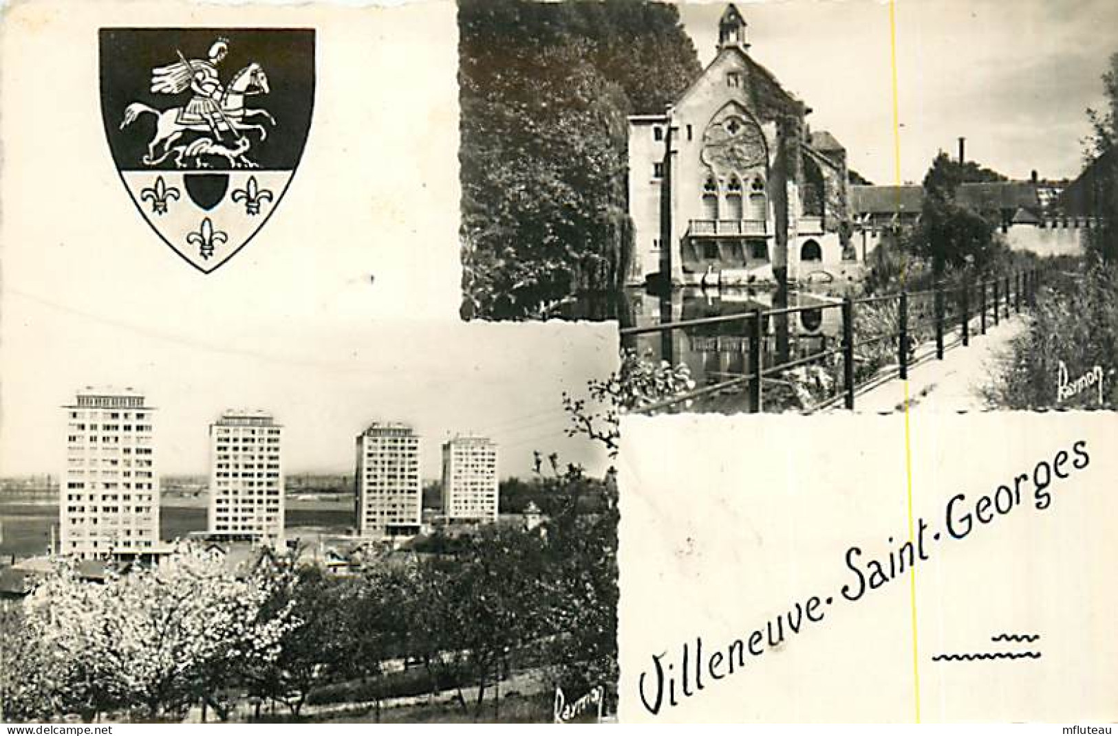 94* VILLENEUVE ST GEORGES  Multivues  (CPSM Petit Format)          MA83,0145 - Villeneuve Le Roi