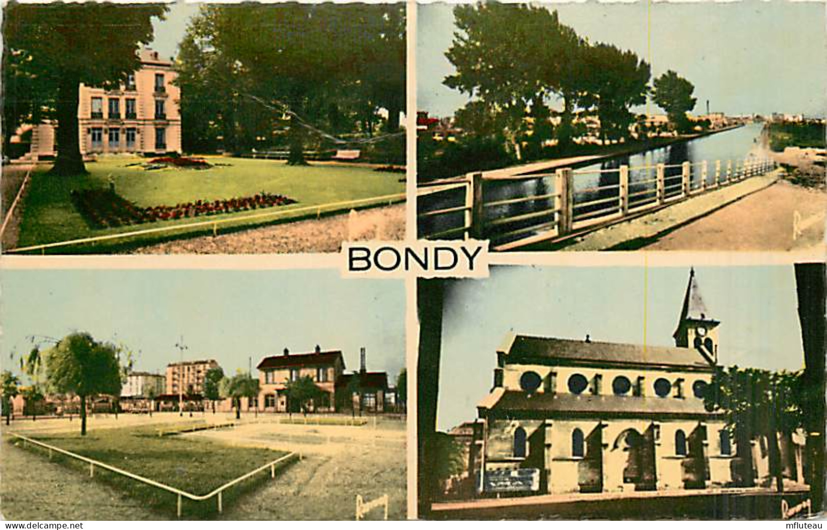 93* BONDY Multivues  (CPSM Petit Format)               MA83,0029 - Bondy