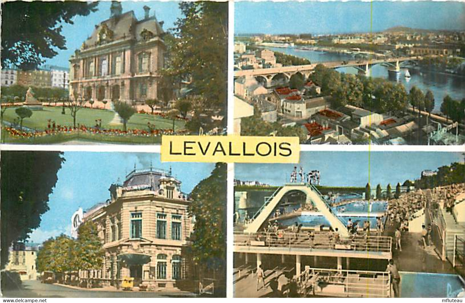 92* LEVALLOIS Multivues  CPSM (petit Format)      MA82_0980 - Levallois Perret