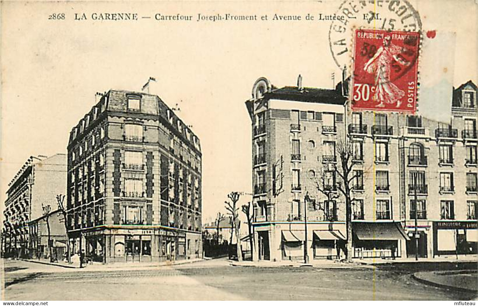 92* LA GARENNE Rue Froment  Av Lutece         MA82_0910 - La Garenne Colombes