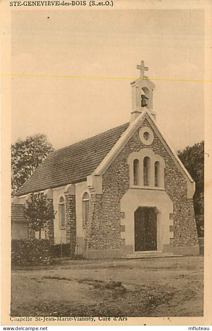 91* STE GENEVIEVE DES BOIS  Chapelle Jean Marie Vianney         MA82_0842 - Sainte Genevieve Des Bois