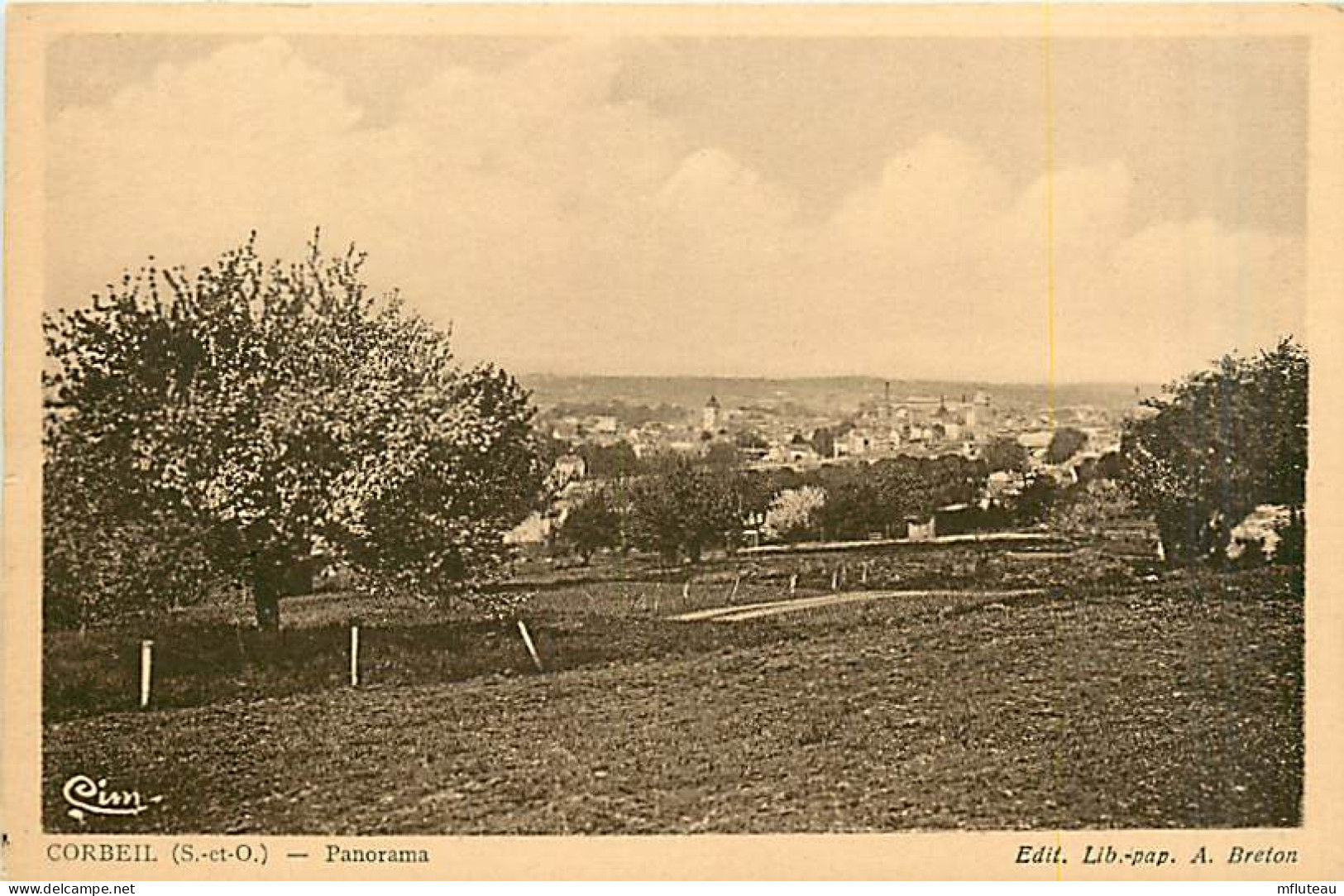 91* CORBEIL Panorama        MA82_0747 - Corbeil Essonnes