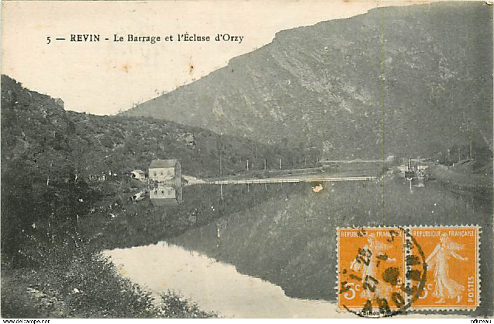 08* REVIN    Barrage  Ecluse  , 5             MA84,0511 - Revin