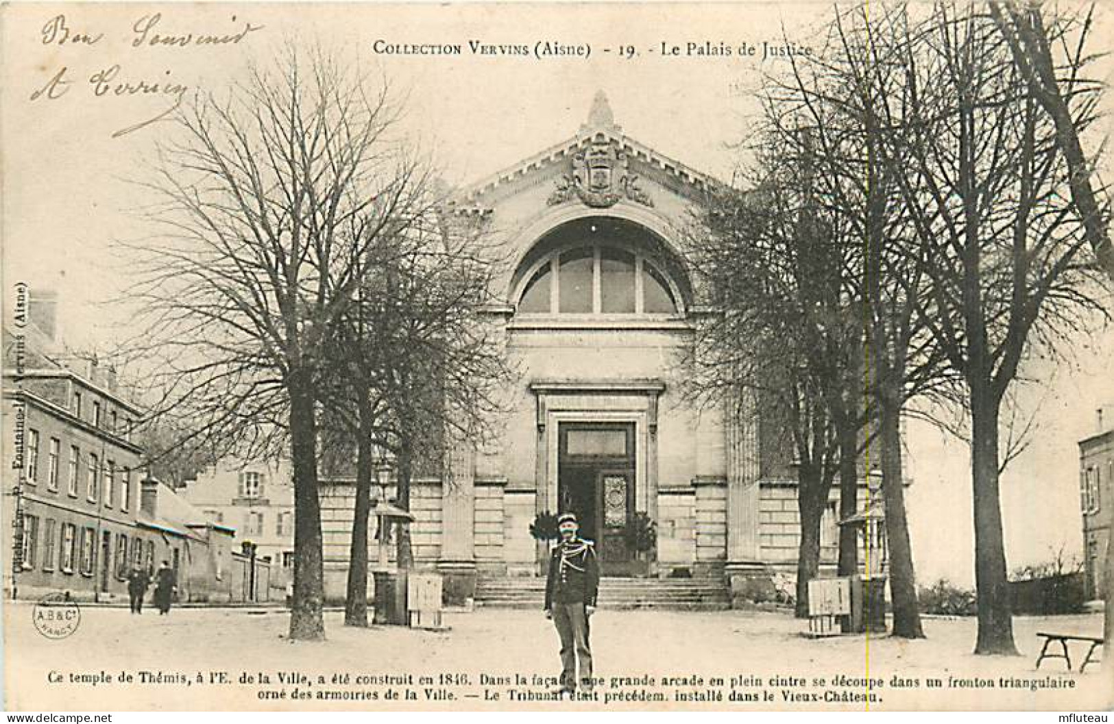 02* VERVINS   Palais De Justice             MA84,0065 - Vervins