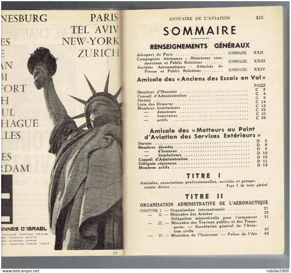 1964 ANNUAIRE DE L AVIATION ET DE L ASTRONAUTIQUE LES ESSAIS EN VOL LES METTEURS AU POINT HORIZONS DE FRANCE AVION - Avion