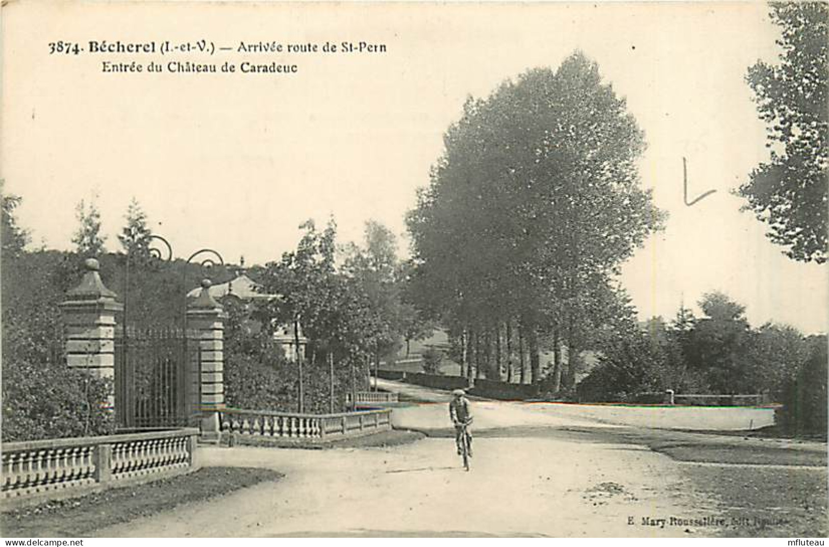 35* BECHEREL Entree Château De Caradeuc            MA85-0108 - Bécherel