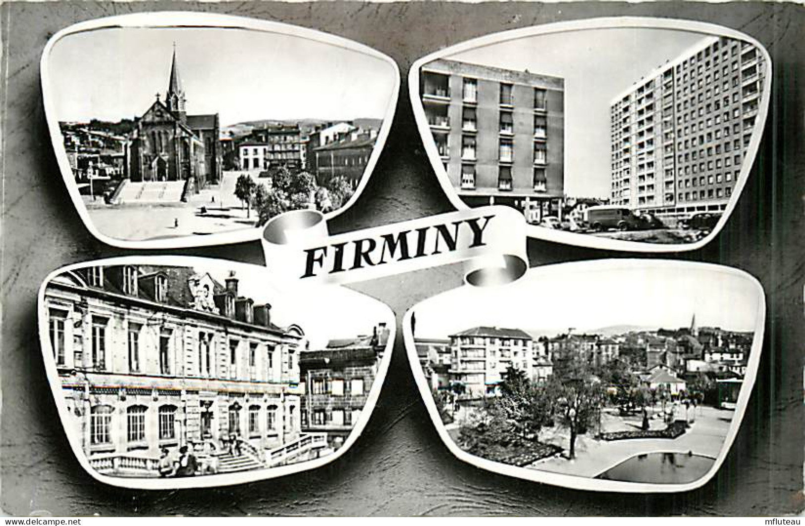 42* FIRMINY  Multivues  (CPSM Petit Format)                      MA85-1219 - Firminy