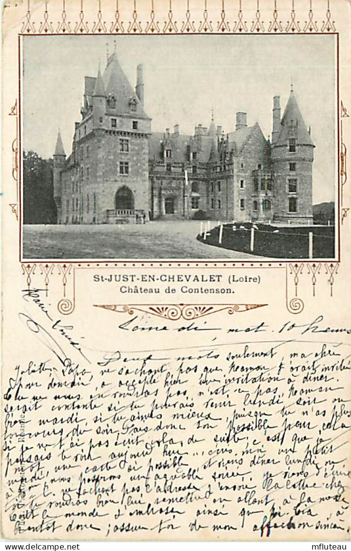 42* ST JUST EN CHEVALET          Château           MA85-1163 - Saint Just Saint Rambert