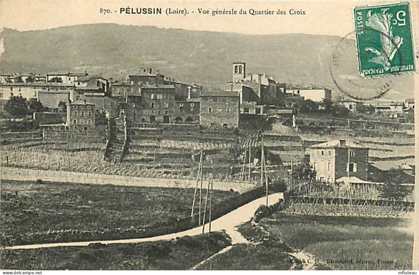 42* PELUSSIN  Quartier Des Croix   MA85-1133 - Pelussin