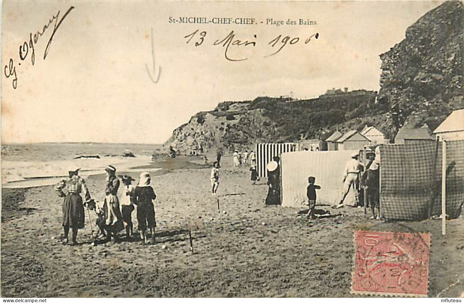 44* ST MICHEL CHEF CHEF  Plage                       MA86,0084 - Saint-Michel-Chef-Chef