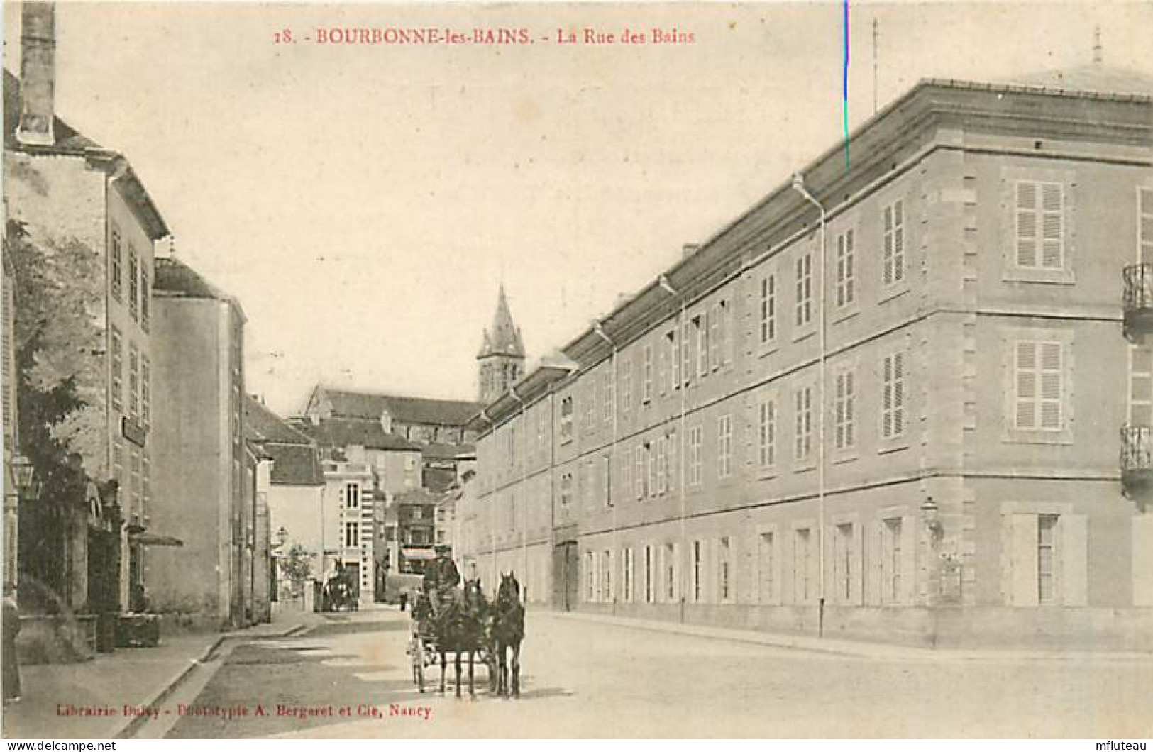 52* BOURBONNE LES BAINS Rue Des Bains    MA86,1326 - Bourbonne Les Bains