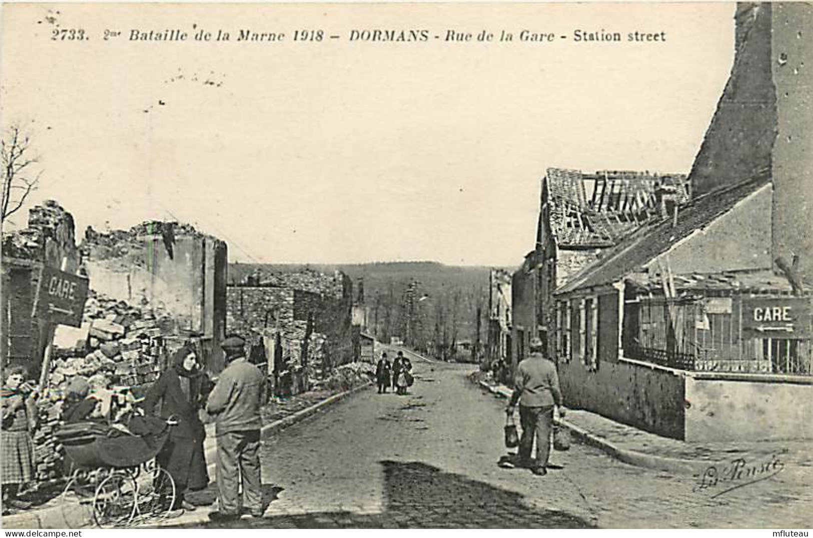 51* DORMANS Rue De La Gare  WW1    MA86,1249 - Dormans