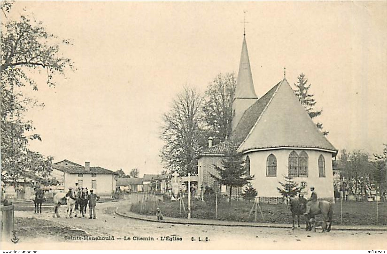 51* STE MENEHOULD  Eglise    MA86,1225 - Sermaize-les-Bains